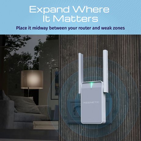 Keenetic Buddy 5 Repetidor Wifi 5 Mesh - Imagen 8 de 15 Keenetic Buddy 5 Repetidor Wifi 5 Mesh - Imagen 8 de 15