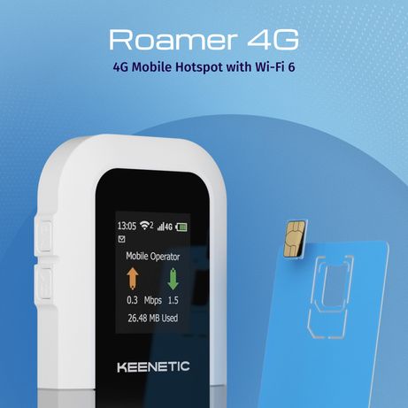 Keenetic Roamer 4G Router Movil WiFi6 AX230 - Imagen 3 de 16 Keenetic Roamer 4G Router Movil WiFi6 AX230 - Imagen 3 de 16