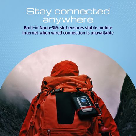 Keenetic Roamer 4G Router Movil WiFi6 AX230 - Imagen 4 de 16 Keenetic Roamer 4G Router Movil WiFi6 AX230 - Imagen 4 de 16