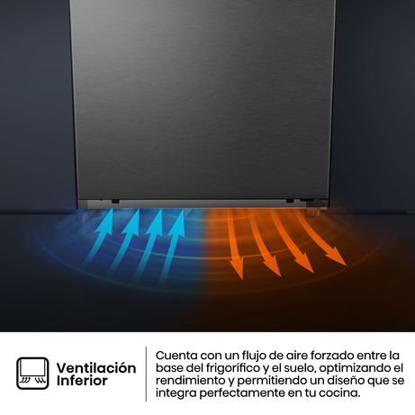 FRIGORIFICO UNA PUERTA HISENSE FT3K310SAIE1 NOFROST E ALTO 185.6 CM ANCHO 59.5 CM INOX - Imagen 10 de 15 FRIGORIFICO UNA PUERTA HISENSE FT3K310SAIE1 NOFROST E ALTO 185.6 CM ANCHO 59.5 CM INOX - Imagen 10 de 15