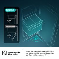Miniatura 11 de FRIGORIFICO UNA PUERTA HISENSE FT3K310SAIE1 NOFROST E ALTO 185.6  CM ANCHO 59.5 CM INOX