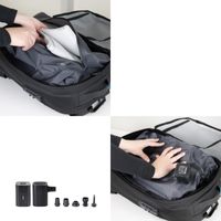 Miniatura 8 de MOCHILA VIAJE TOOQ TQBP-V101-BK PORTATIL 17" COMPRESION VACIO BOMBA AIRE 30-55L NEGRA