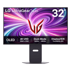 MONITOR LG, 32 PULGADAS, 32GX870A-B, 81,3 CM, 3840 x 2160 PIXELES, 4K ULTRA HD, OLED, 0,03 MS, NEGRO