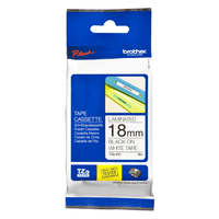 Miniatura 1 de Tape/18mm black on white f P-Touch TZE