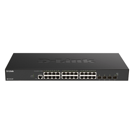 SWITCH GESTIONABLE L2 D-LINK DXS-1210-28T 24P 10G + 4P 10/25G SFP28 RACK - Imagen 1 de 2 SWITCH GESTIONABLE L2 D-LINK DXS-1210-28T 24P 10G + 4P 10/25G SFP28 RACK - Imagen 1 de 2