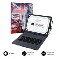 Miniatura 5 de FUNDA Y TECLADO TABLET 10.1´´ SUBBLIM ENGLAND