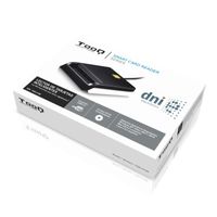 Miniatura 3 de LECTOR DNI ELECTRONICO TOOQ USB2.0 NEGRO