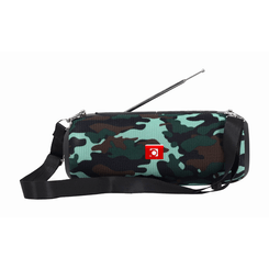 ALTAVOZ PORTATIL GEMBIRD SPK-BT-17-CM COM RÇ±DIO FM 2X5W RMS BLUETOOTH CAMUFLAJE
