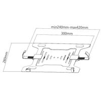 Miniatura 9 de SOPORTE PARA PORTATIL DE 10"-15.6"  COMPATIBLE CON  VESA 75X75 & 100X100