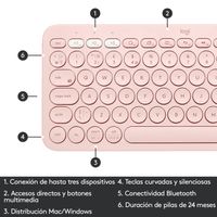 Miniatura 11 de K380 MULTI-DEVICE BLUETOOTH KEYBOARD ROSE ESP MEDIT ER