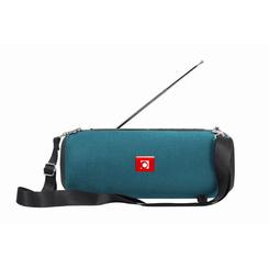 ALTAVOZ PORTATIL GEMBIRD SPK-BT-17-G COM RÇ±DIO FM 2X5W RMS BLUETOOTH VERDE