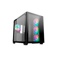 Miniatura 1 de Caja ABYSM  Caja ATX DANUBE SAVA 285 BX203 Black RGB Negro, Transparente