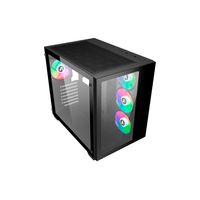 Miniatura 4 de Caja ABYSM  Caja ATX DANUBE SAVA 285 BX203 Black RGB Negro, Transparente