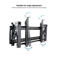 Miniatura 7 de SOPORTE DE PARED ORIENTABLE TOOQ TQVW4570T PARA PANTALLAS 45" A 70" VIDEO WALL 6 PUNTOS DE REGULACION ANTIRROBO VESA 200X200 A 600X400 NEGRO