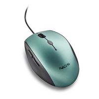 Miniatura 3 de RATON NGS MOTH ICE OPTICO 1600DPI USB-C VERDE HIELO ERGONOMICO
