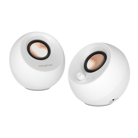 CREATIVE PEBBLE PRO 2.0 BLUETOOTH RGB (WHITE) - Imagen 2 de 6 CREATIVE PEBBLE PRO 2.0 BLUETOOTH RGB (WHITE) - Imagen 2 de 6
