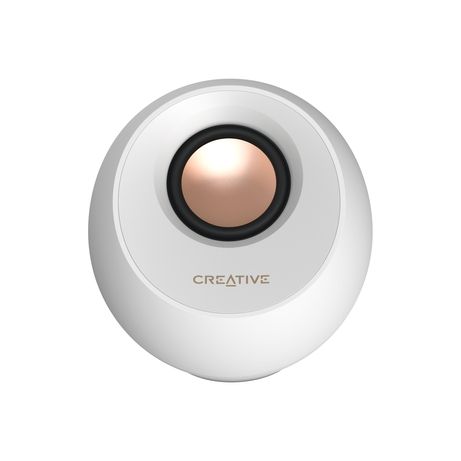 CREATIVE PEBBLE PRO 2.0 BLUETOOTH RGB (WHITE) - Imagen 3 de 6 CREATIVE PEBBLE PRO 2.0 BLUETOOTH RGB (WHITE) - Imagen 3 de 6