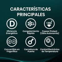 Miniatura 3 de CONGELADOR HORIZONTAL HISENSE FT484D4AWLYD D ANCHO 125 CM APROX. 340 LITROS APROX.