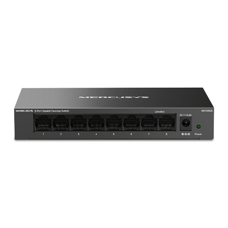SWITCH NO GESTIONABLE MERCUSYS MS108GS-M2 8P 8x2.5Gb CARCASA METALICA - Imagen 1 de 1 SWITCH NO GESTIONABLE MERCUSYS MS108GS-M2 8P 8x2.5Gb CARCASA METALICA - Imagen 1 de 1