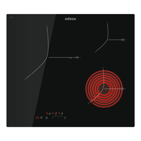 Miniatura 1 de VITROCERAMICA INDEPENDIENTE RADIANTES EDESA EVT6328R/A 3 ZONAS COCCION ANCHO 60 CM