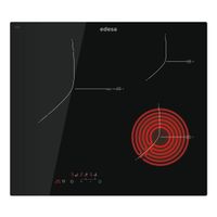 Miniatura 2 de VITROCERAMICA INDEPENDIENTE RADIANTES EDESA EVT6328R/A 3 ZONAS COCCION ANCHO 60 CM