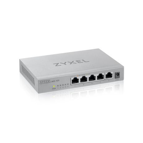 Zyxel XMG-105 5 Ports 2 5G + 1 SFP+ MultiGig unmanaged Desktop Switch - Imagen 6 de 7 Zyxel XMG-105 5 Ports 2 5G + 1 SFP+ MultiGig unmanaged Desktop Switch - Imagen 6 de 7