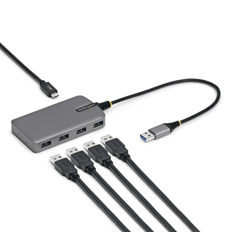 Hub USB-A de 4 Puertos - USB 3.0 5Gb - Alimentado por el Bus - Imagen 1 de 5 Hub USB-A de 4 Puertos - USB 3.0 5Gb - Alimentado por el Bus - Imagen 1 de 5
