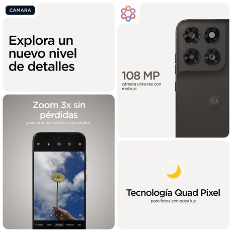 MOTOROLA moto g77 moto g77 6.8" 5G 8GB/512GB Negro - Imagen 8 de 14 MOTOROLA moto g77 moto g77 6.8" 5G 8GB/512GB Negro - Imagen 8 de 14