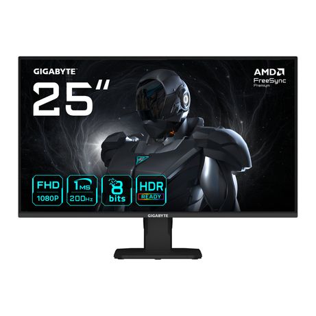 MONITOR GIGABYTE GS25F2 Monitor Gaming 25" FHD - 1920 x 1080, 200Hz, 1ms, 300 cd/m², Display HDR 10, HDMI 2.0, DisplayPort 1.4 24.5" SS-IPS 192 - Imagen 2 de 13 MONITOR GIGABYTE GS25F2 Monitor Gaming 25" FHD - 1920 x 1080, 200Hz, 1ms, 300 cd/m², Display HDR 10, HDMI 2.0, DisplayPort 1.4 24.5" SS-IPS 192 - Imagen 2 de 13