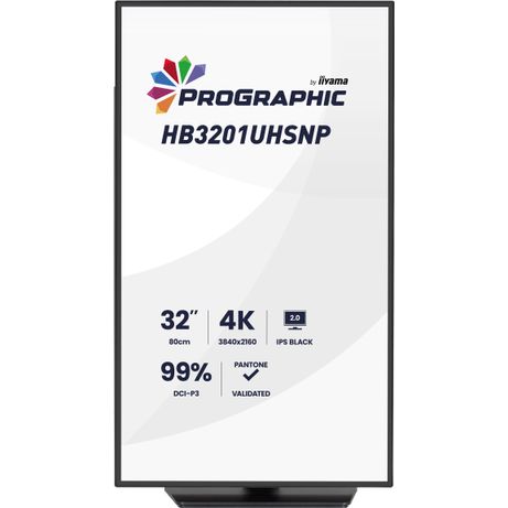 MONITOR IIYAMA HB3201UHSNP-B1 ProGraphic 31.5" 3840 x 2160 HDMI Altavoces - Imagen 3 de 19 MONITOR IIYAMA HB3201UHSNP-B1 ProGraphic 31.5" 3840 x 2160 HDMI Altavoces - Imagen 3 de 19