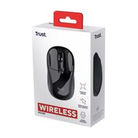 Miniatura 6 de MOUSE TRUST WIRELESS BASICS 4 BOTONES Y RUEDA DESPLAZAMIENTO 800-1600DPI COLOR NEGRO 24658