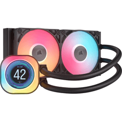 VENTI. CPU CORSAIR ICUE LINK TITAN 240 RX LCD AIO 240MM RADIATOR LIQUID CW-9061022-WW VENTI. CPU CORSAIR ICUE LINK TITAN 240 RX LCD AIO 240MM RADIATOR LIQUID CW-9061022-WW