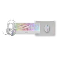 Miniatura 3 de TECLADO MOUSE HEADSET Y ALFOMBRILLA MARS GAMING MCP124PROWES H-MECH RGB 3200DPI BLANCO
