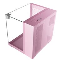 Miniatura 1 de CAJA MICROATX GAMING MARS GAMING MCVISIONMP TRIPLE CRISTAL TEMPLADO GPU 330mm 1x3.5 1x2.5 ROSA