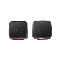 Miniatura 2 de ALTAVOCES 2.0 MARS GAMING MSPRO NEGRO 10W USB + JACK CONTROL DE VOLUMEN RGB