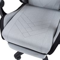 Miniatura 10 de SILLA GAMER MARS GAMING MGCXFSB FABRIC RECLINABLE REPOSAPIES EXTENSIBLE DISE??O TEXTIL NEGRO PLATA