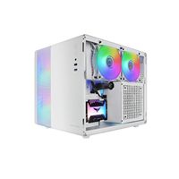Miniatura 3 de CAJA COMPACTA MICROATX TACENS MARS GAMING MC400 WHITE FRONTAL MESH DISE??O CUBE 3xVENTILADORES 120
