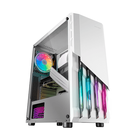 CAJA ATX SEMITORRE MARS GAMING MC-X2 WHITE FRONTAL EN ACERO VENTILADORES FRGB SIN FUENTE DE ALIMENTACION - Imagen 1 de 7 CAJA ATX SEMITORRE MARS GAMING MC-X2 WHITE FRONTAL EN ACERO VENTILADORES FRGB SIN FUENTE DE ALIMENTACION - Imagen 1 de 7