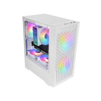 Miniatura 3 de CAJA MICROATX GAMING MARS GAMING MCVORTEXW CRISTAL TEMPLADO FRONTAL MESH GPU 273mm 1x3.5 2x2.5 BLANC