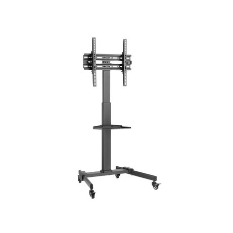 SOPORTE PANTALLA DE SUELO CON RUEDAS EQUIP PARA PANTALLA DE 32" - 55" FIJO MAX. VESA 400x400 HASTA 35KG - Imagen 2 de 9 SOPORTE PANTALLA DE SUELO CON RUEDAS EQUIP PARA PANTALLA DE 32" - 55" FIJO MAX. VESA 400x400 HASTA 35KG - Imagen 2 de 9