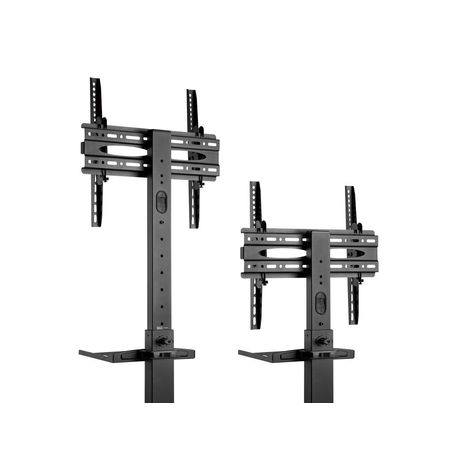 SOPORTE PANTALLA DE SUELO CON RUEDAS EQUIP PARA PANTALLA DE 32" - 55" FIJO MAX. VESA 400x400 HASTA 35KG - Imagen 4 de 9 SOPORTE PANTALLA DE SUELO CON RUEDAS EQUIP PARA PANTALLA DE 32" - 55" FIJO MAX. VESA 400x400 HASTA 35KG - Imagen 4 de 9