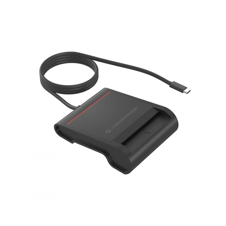 CARD READER EXTERNO USB-C CONCEPTRONIC LECTOR DNIe 4.0 E Y (eID) SCR01BC - Imagen 1 de 2 CARD READER EXTERNO USB-C CONCEPTRONIC LECTOR DNIe 4.0 E Y (eID) SCR01BC - Imagen 1 de 2
