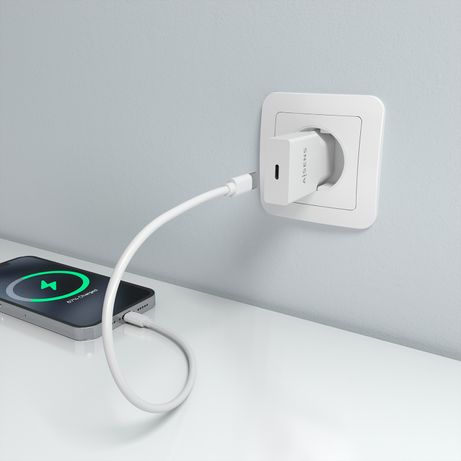 AISENS - CARGADOR ULTRA DELGADO GaN 20W, 1xUSB-C PD3.0, BLANCO - Imagen 7 de 7 AISENS - CARGADOR ULTRA DELGADO GaN 20W, 1xUSB-C PD3.0, BLANCO - Imagen 7 de 7