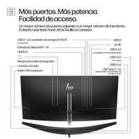Miniatura 4 de MONITOR HP Monitor de videoconferencia WQHD USB-C HP Pro de la serie 5 de 34 pulgadas: 534pm  Series 5 Pro 34" VA 3440 x 1440 HDMI Altavoces