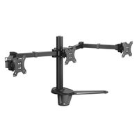 Miniatura 2 de SOPORTE PANTALLA SOBREMESA 13"-27" DOBLE BRAZO SOPORTA 3 MONITORES VESA STANDARD HASTA 8KG