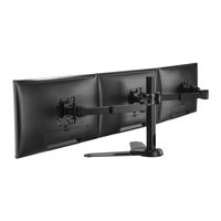 Miniatura 4 de SOPORTE PANTALLA SOBREMESA 13"-27" DOBLE BRAZO SOPORTA 3 MONITORES VESA STANDARD HASTA 8KG