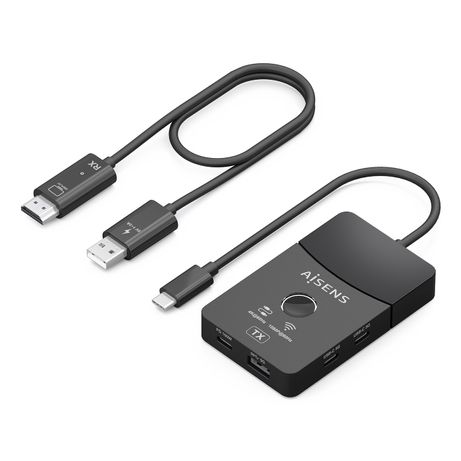 AISENS Docking USB C a HDMI 1080P 60Hz Inal mbrico 30M 1xHDMI 4K60HZ Cable 2xUSB C 1xUSB A 1xUSB C PD 100W Negro - Imagen 2 de 7 AISENS Docking USB C a HDMI 1080P 60Hz Inal mbrico 30M 1xHDMI 4K60HZ Cable 2xUSB C 1xUSB A 1xUSB C PD 100W Negro - Imagen 2 de 7