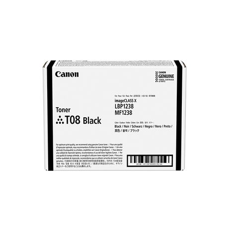 CANON Toner T08 1238P 1238i Negro - Imagen 1 de 1 CANON Toner T08 1238P 1238i Negro - Imagen 1 de 1