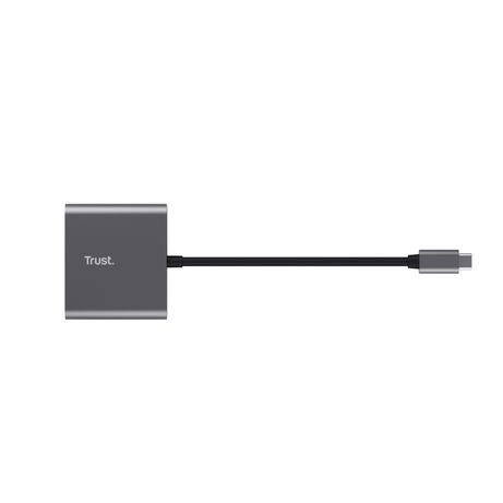 DOCKING USB-C TRUST DALYX 3 EN 1 1xHDMI 4K 1xUSB-A 3.2 1xUSB-C PD 100W GRIS - Imagen 5 de 7 DOCKING USB-C TRUST DALYX 3 EN 1 1xHDMI 4K 1xUSB-A 3.2 1xUSB-C PD 100W GRIS - Imagen 5 de 7