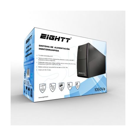Eightt SAI 1050Va 240V 3-Shuko AVR - Imagen 3 de 3 Eightt SAI 1050Va 240V 3-Shuko AVR - Imagen 3 de 3